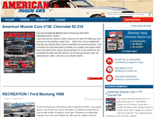 Tablet Screenshot of americanmusclecars-magazine.com